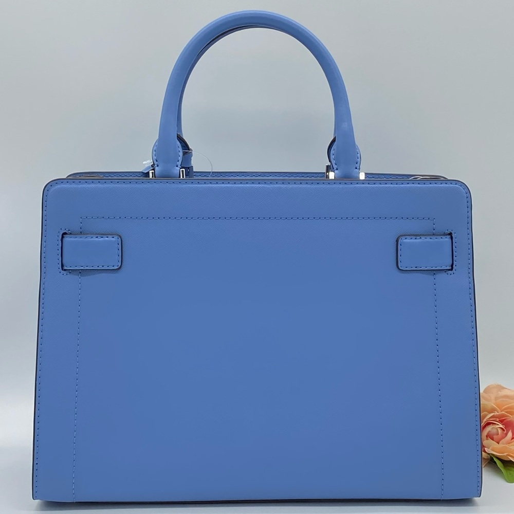 MICHAEL KORS RAYNE MEDIUM EW SATCHEL FRENCH BLUE - Picture 4 of 16